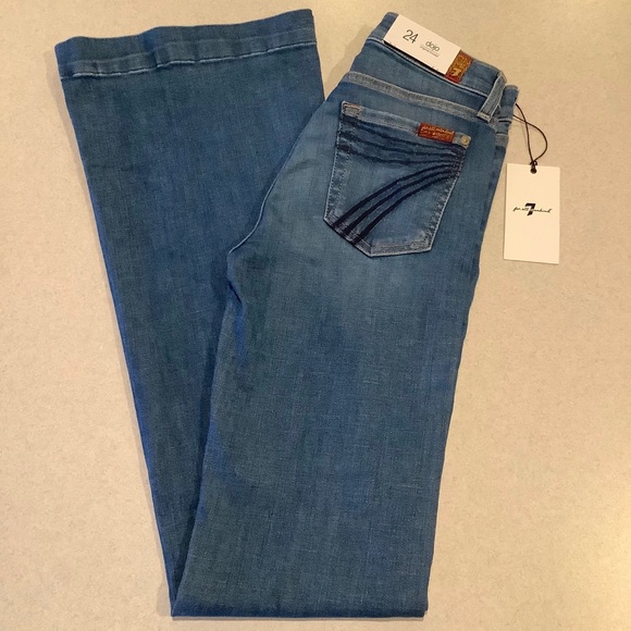 7 For All Mankind Denim - 7 For All Mankind Jeans 24X35.5 Dojo In Northstar!